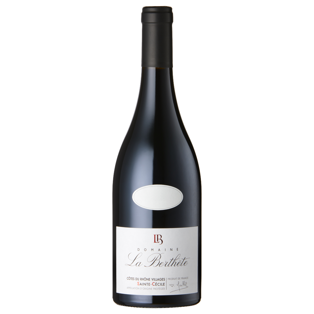 Domaine de la Berthete Côtes du Rhône Villages Rouge Sainte Cécile