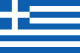 Flag of Greece with blue and white horizontal stripes