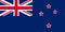 Flag of New Zealand with stars on a blue background