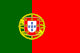 Portuguese flag on a round badge